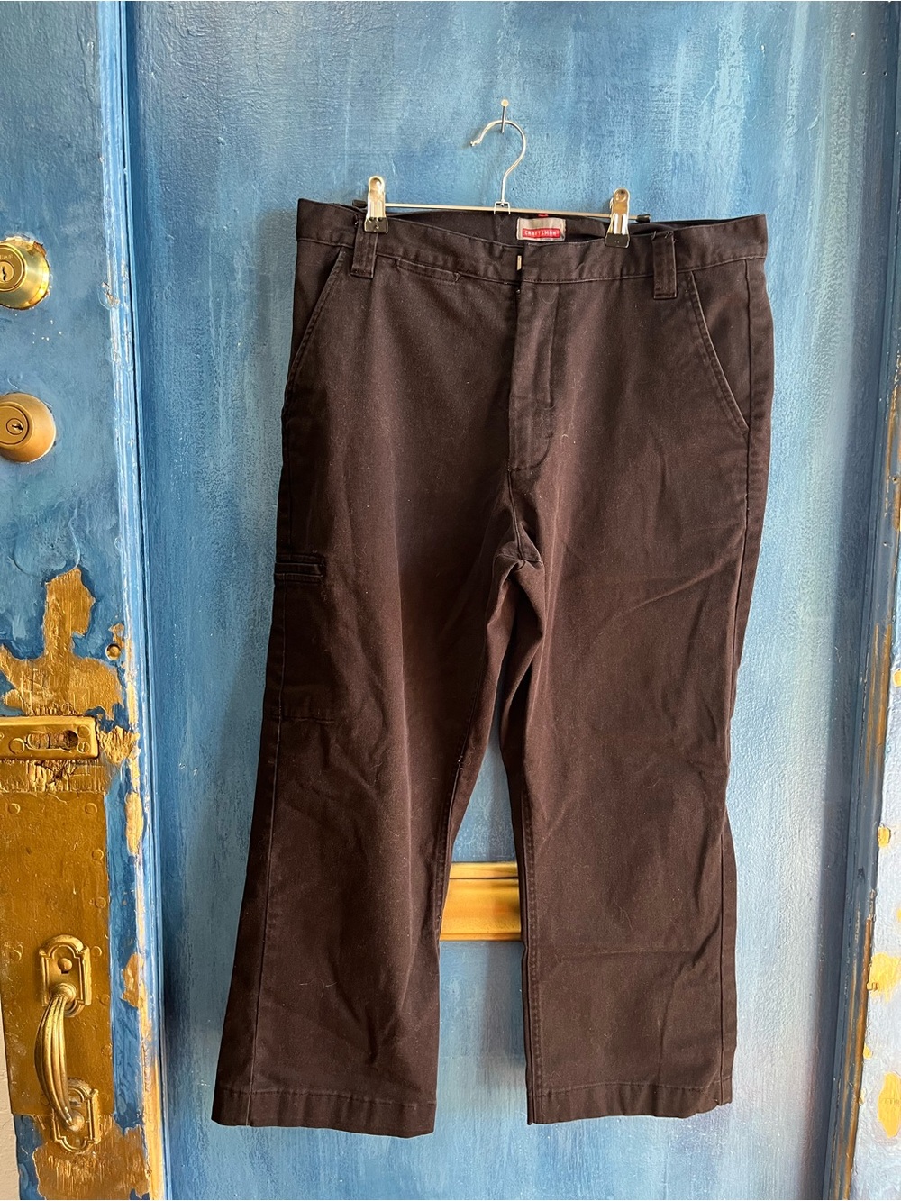 Craft Men's Black Cargo Pants w34 x 30L— Utility Workwear